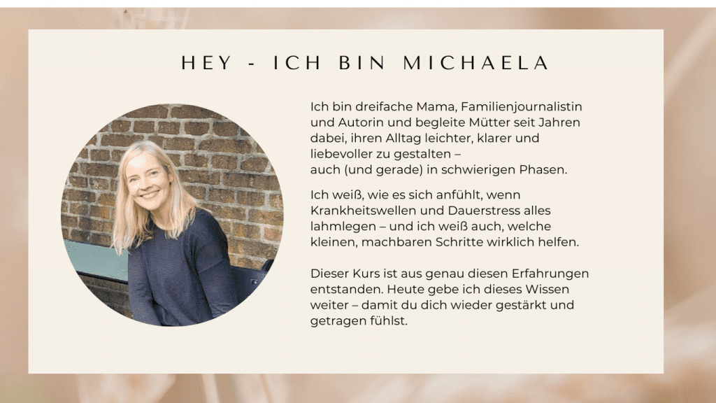 Über mich - Michaela Lüsse-Gauthier- Easy Family