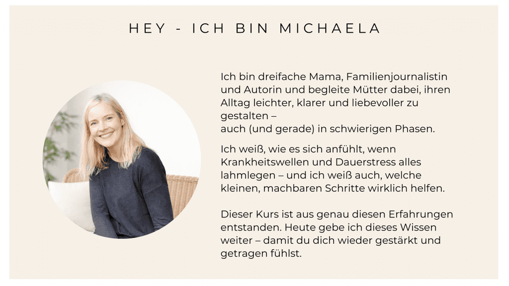 Über mich - Michaela Lüsse-Gauthier- Easy Family